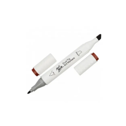 Mont Marte Art Marker Διπλής Μύτης E5 Burnt Sienna (94 Brick Brown)